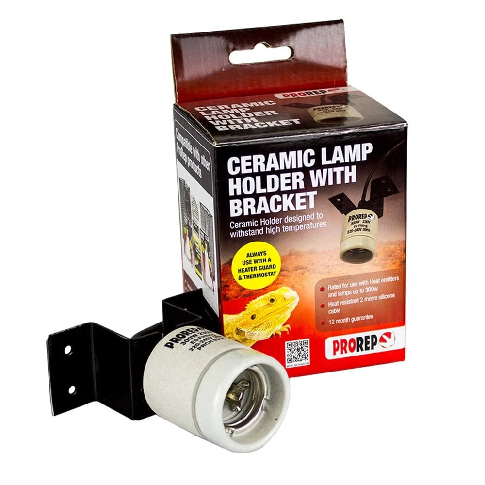 ProRep Ceramic Lamp Holder with Bracket