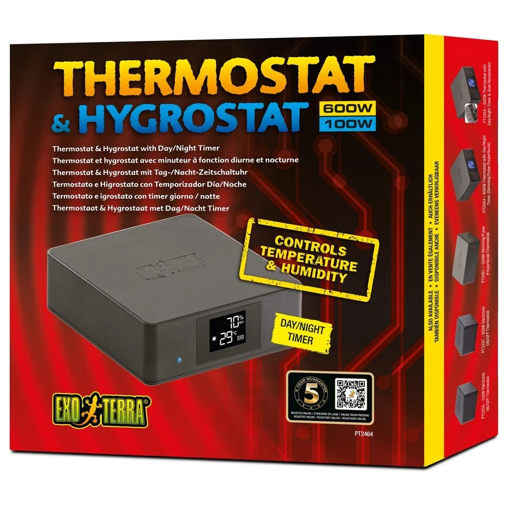 Exo Terra Thermostat 600w Hydrostat 100w