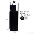 Next Wave 85 Aquarium Cabinet - Gloss Black