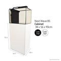 Next Wave 85 Aquarium Cabinet - Gloss White