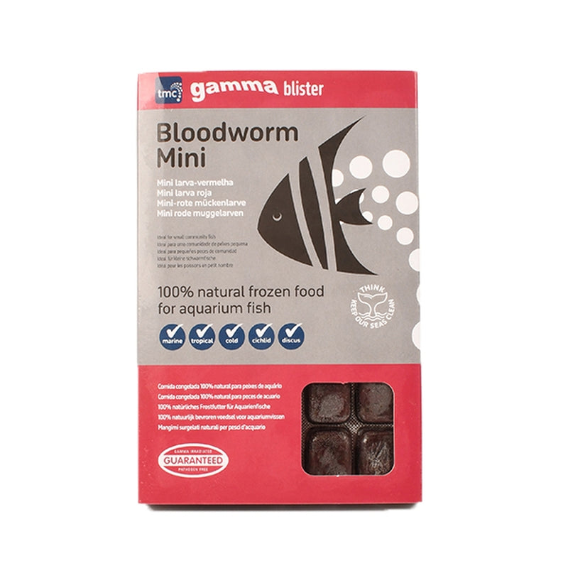 Gamma Concentrated Mini Bloodworm Blister Pack 100g (outer qty 20)