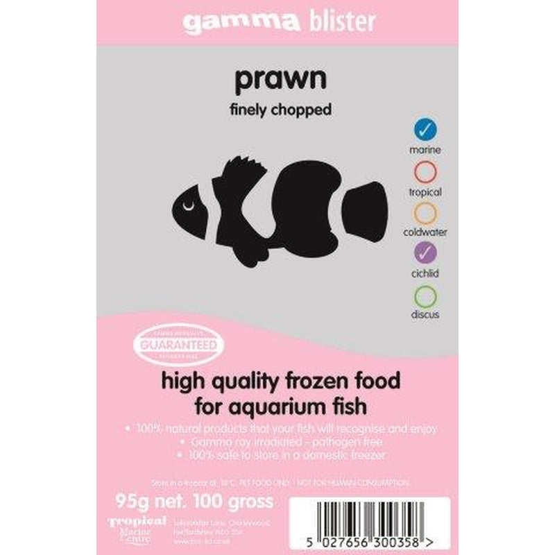 Gamma Chopped Prawn Blister Pack 100g (outer qty 20)