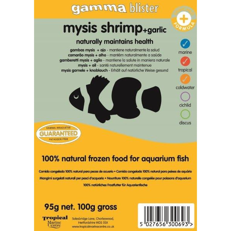 Gamma Mysis Shrimp + Garlic Blister Pack 100g