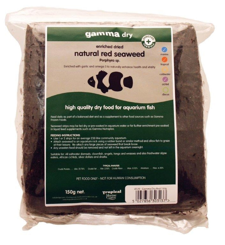 Gamma Natural Red Enriched Seaweed 150g (enriched with garlic & omega3)