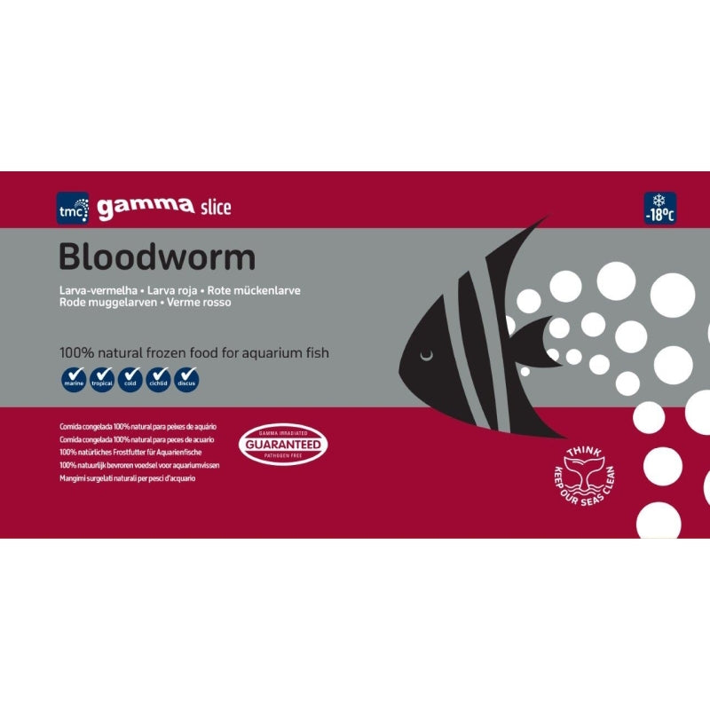 Gamma Slice Concentrated Bloodworm - Flat Pack 250g (Outer qty 40)