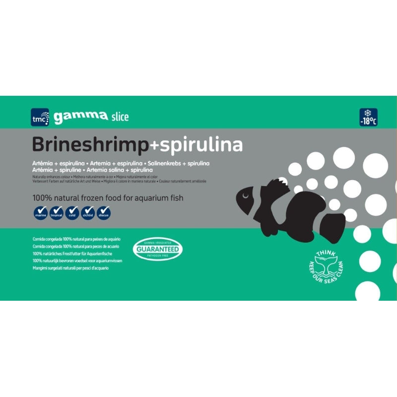 Gamma Slice -Spirulina Brines Flat pack 250g (Outer Qty 40)