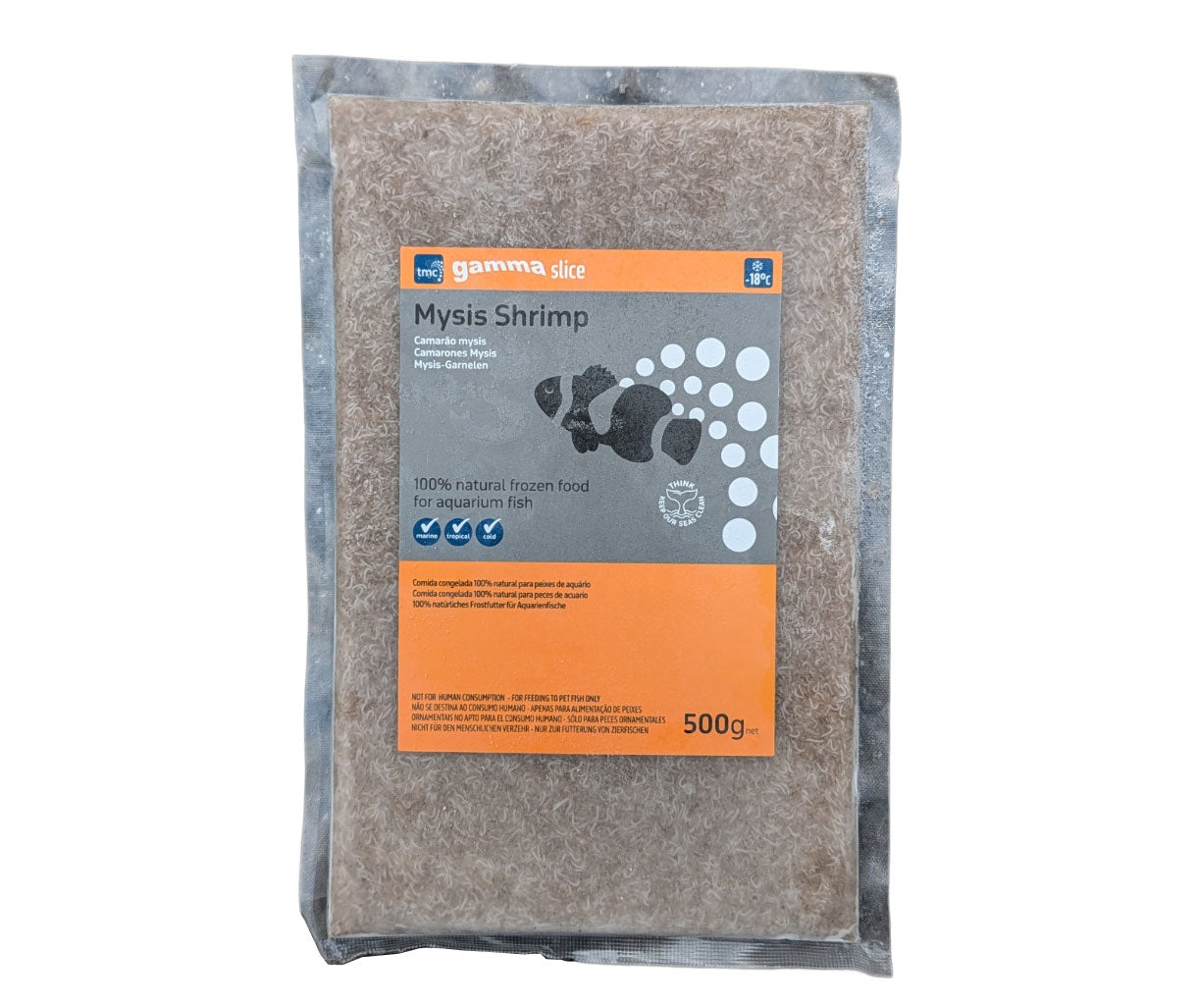 Gamma Mysis Shrimp Flat Pack 500g (Outer Qty 14)