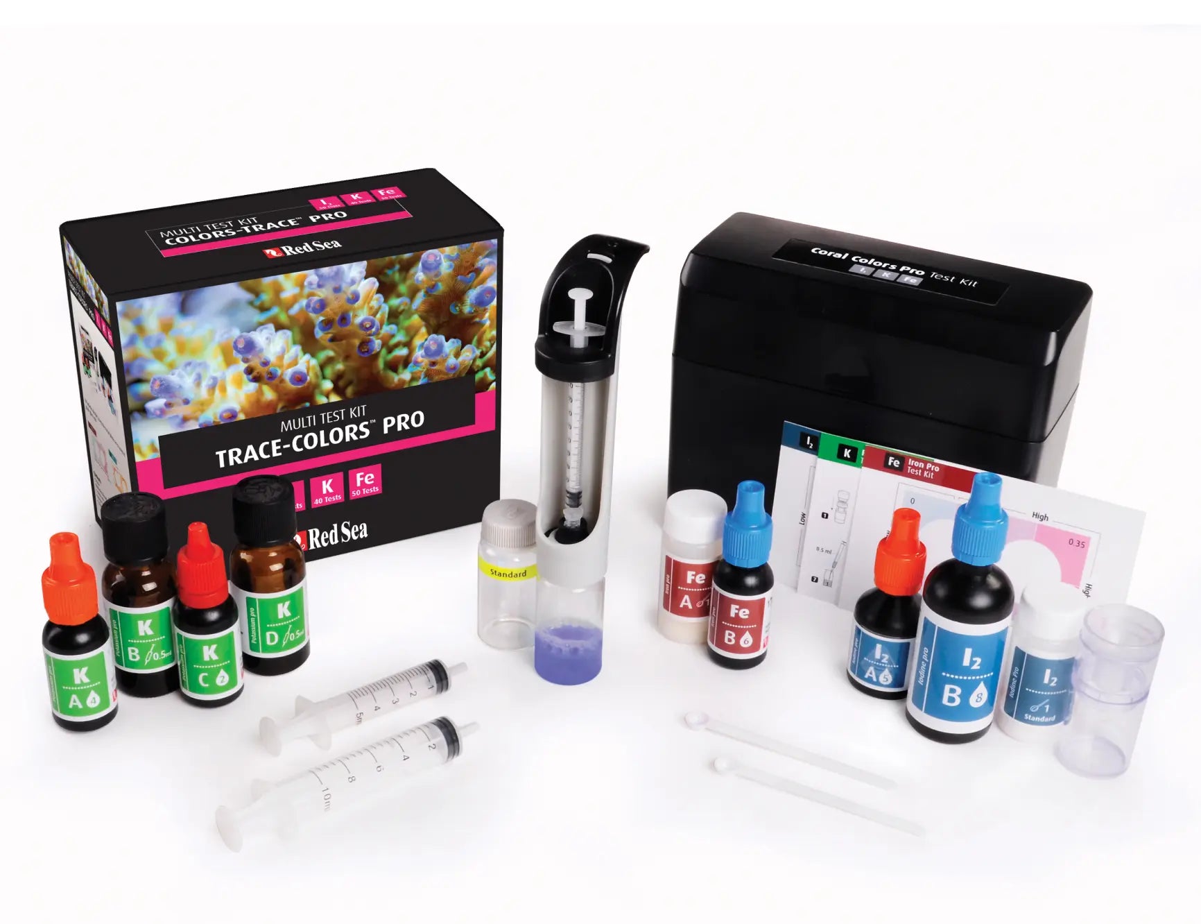 Trace-Colors™ Pro (Coral Colors) Test Kit (I,K,Fe)
