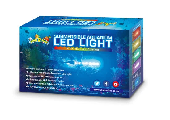 FRF Submersible Aquarium LED Light With Remote Control