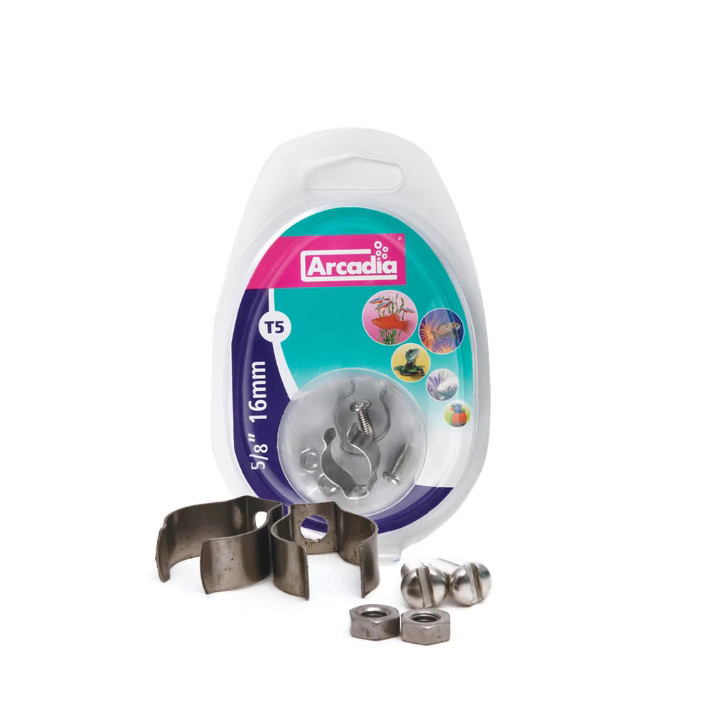 Arcadia T5 Stainless Steel Clips 16mm