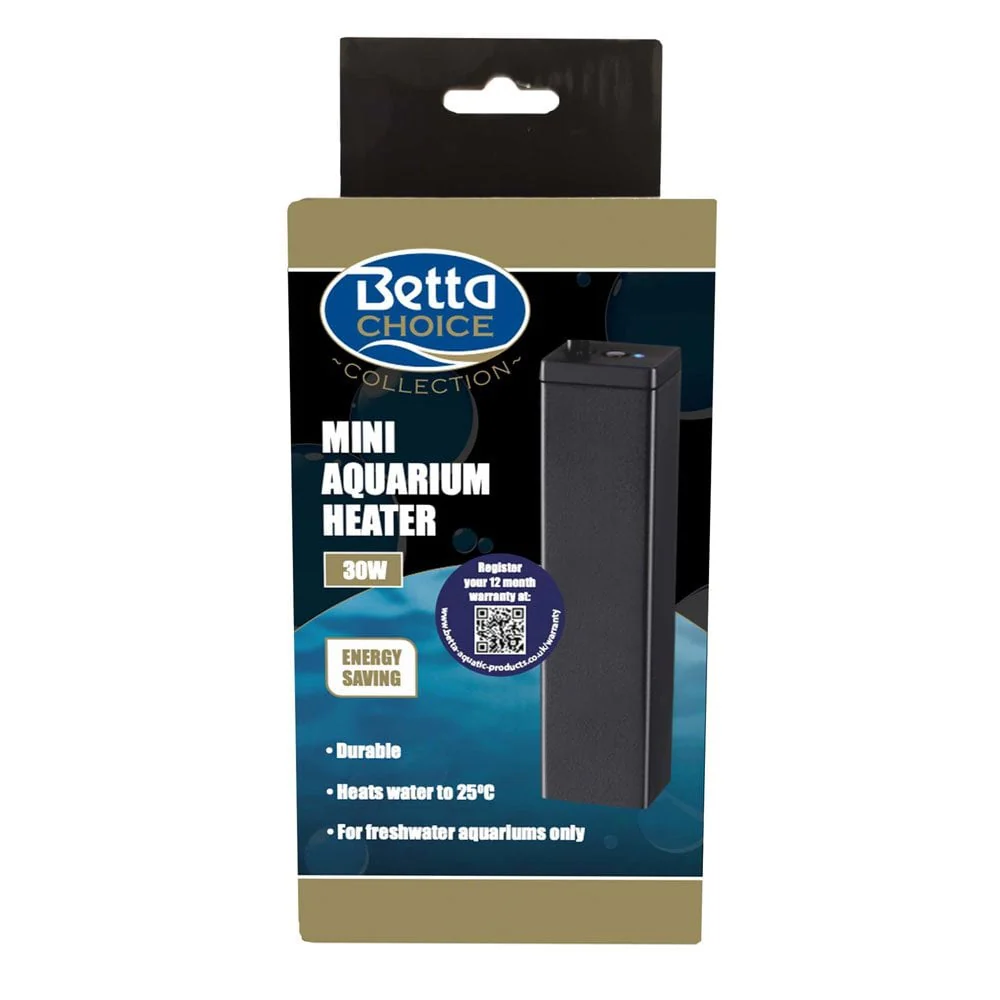 Betta Choice Mini Aquarium Heater 30w