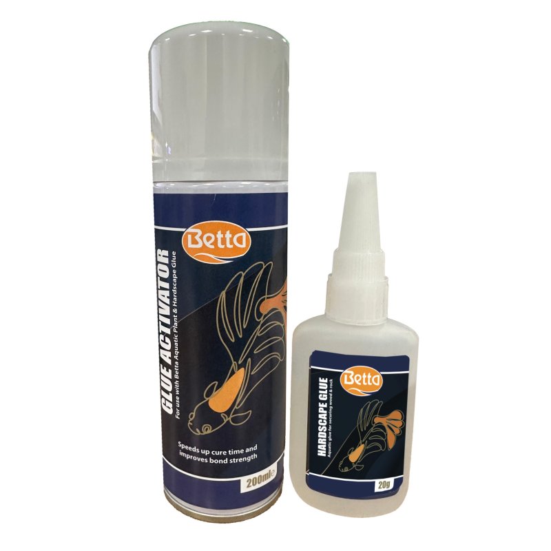 Betta Aquatic Hardscape Glue and Activator