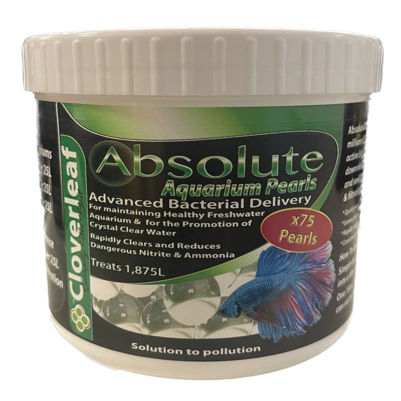 Cloverleaf Absolute Aquarium Pearls 75 Pack