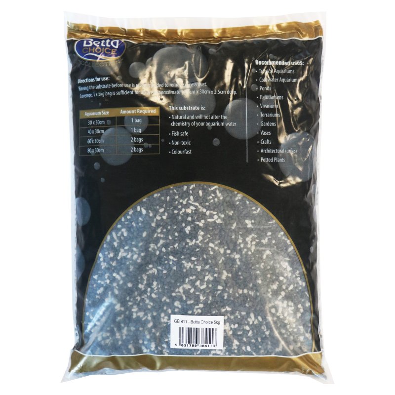 Betta Choice Zebra Mix Gravel 5kg