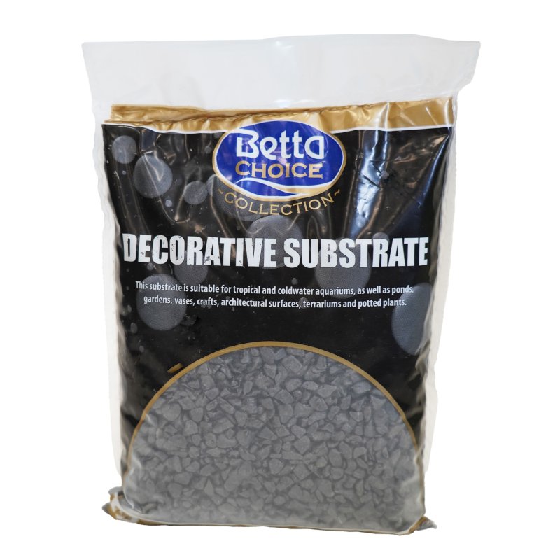 Betta Choice Jet Black Pebble Gravel 2kg