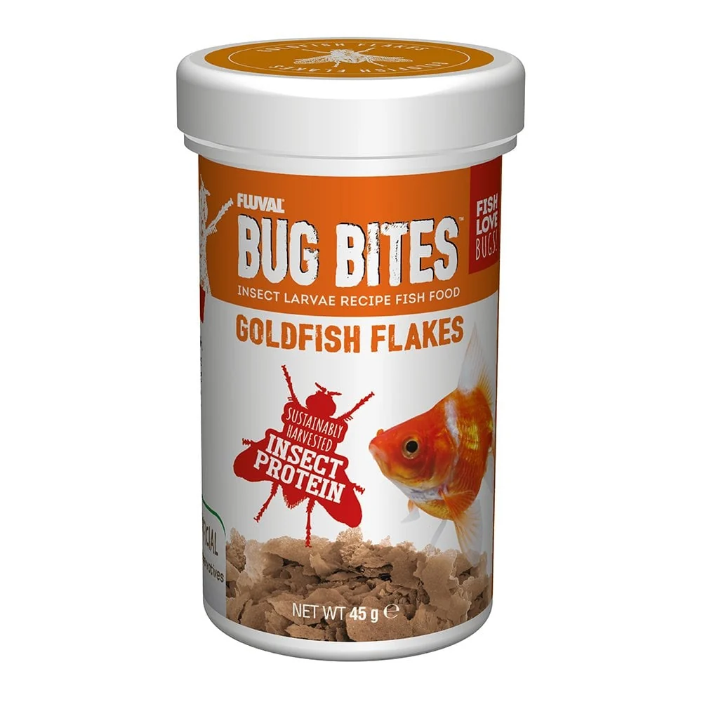 Fluval Bug Bites Goldfish Flake 45g