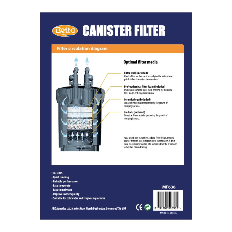 Betta Canister Filter MF636