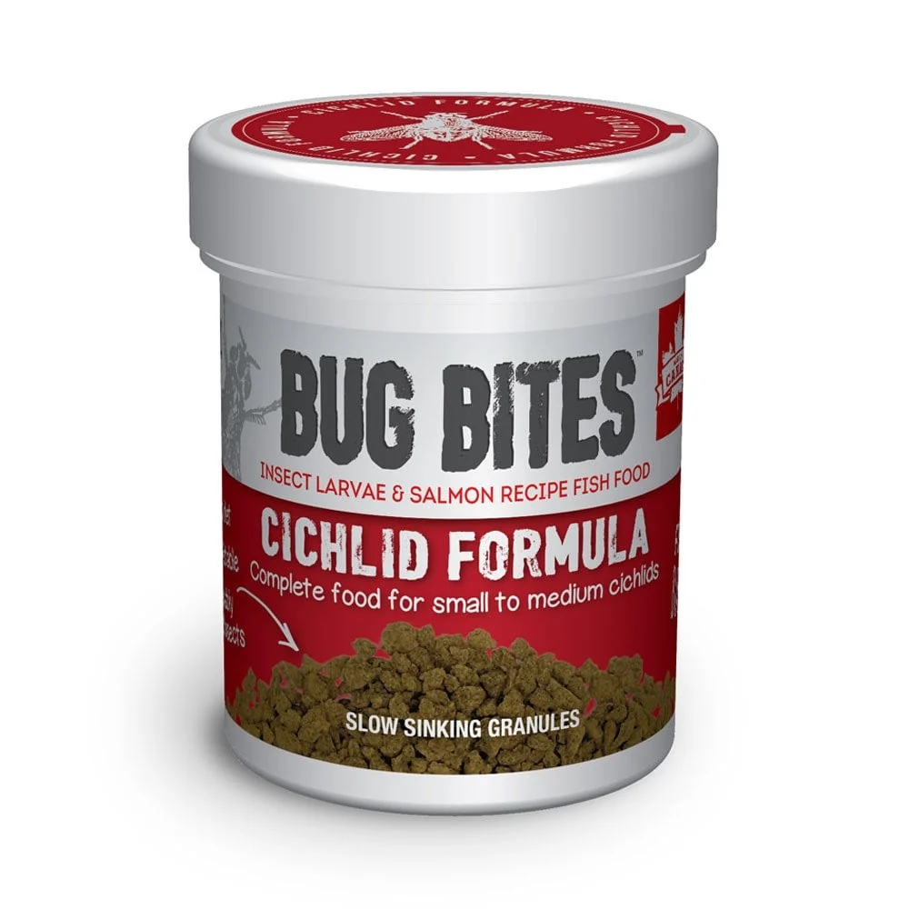 Fluval Bug Bites Cichlid Formula Slow Sinking Granules 45g
