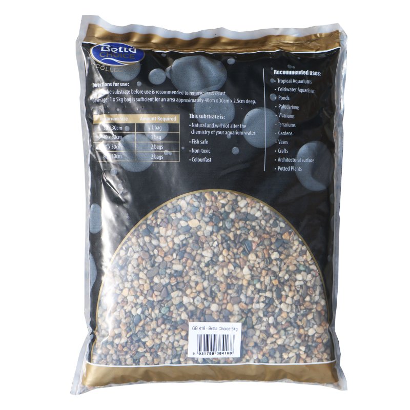 Betta Choice Natural River Gravel 5kg