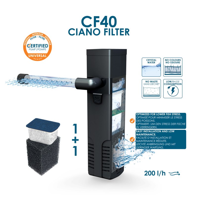 Ciano Aqua 30 Hexa LED Black