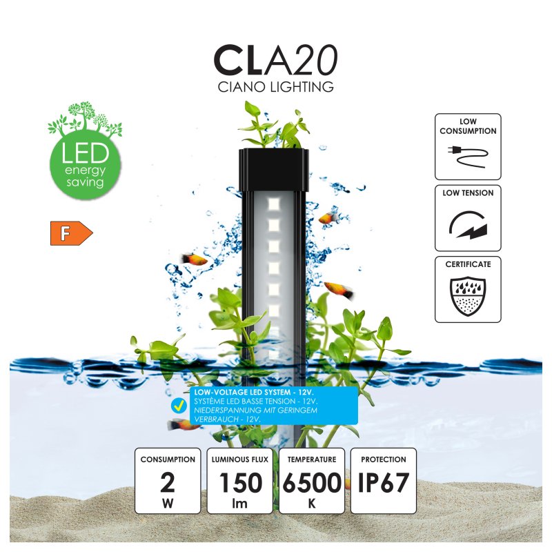 Ciano Aqua 30 Hexa LED Black