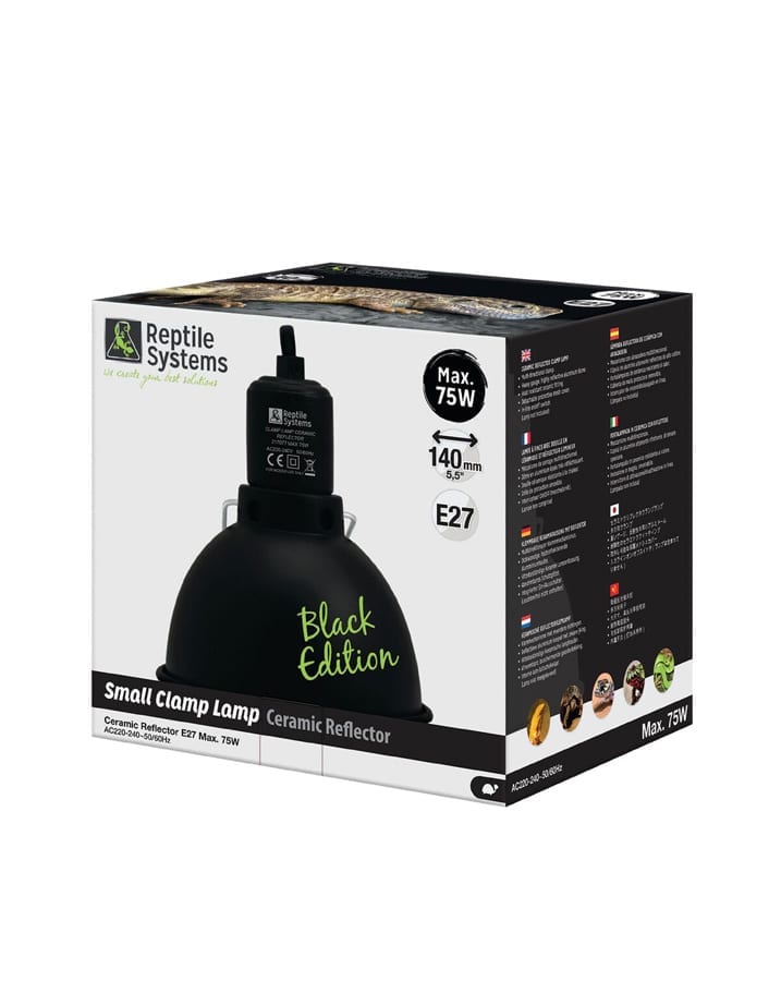 Reptile Systems Clamp Lamp Black Edition Small (Includes Clamp)