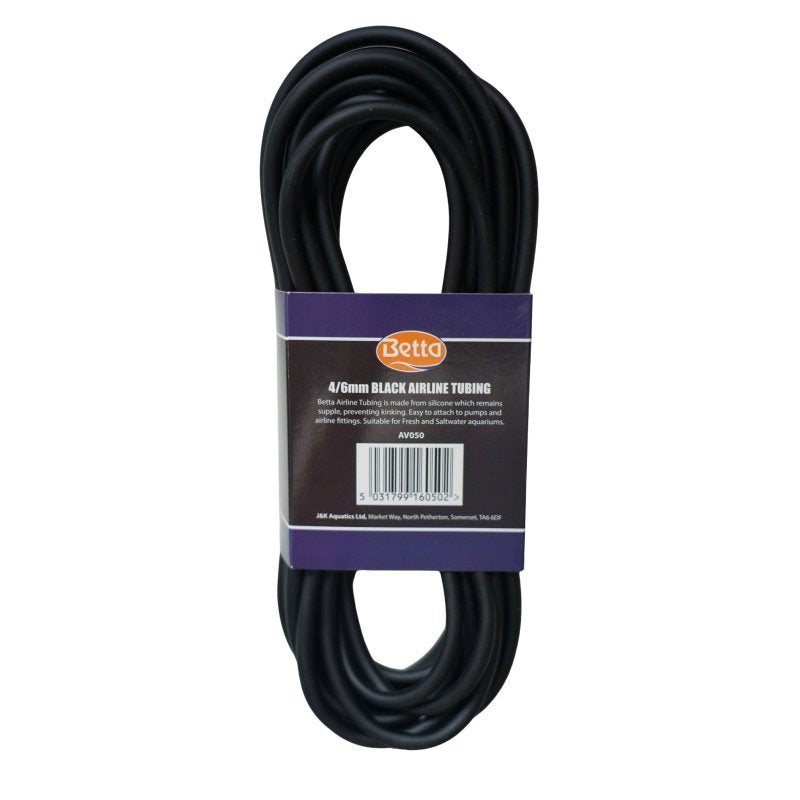 Betta Airline Tubing Black 6m