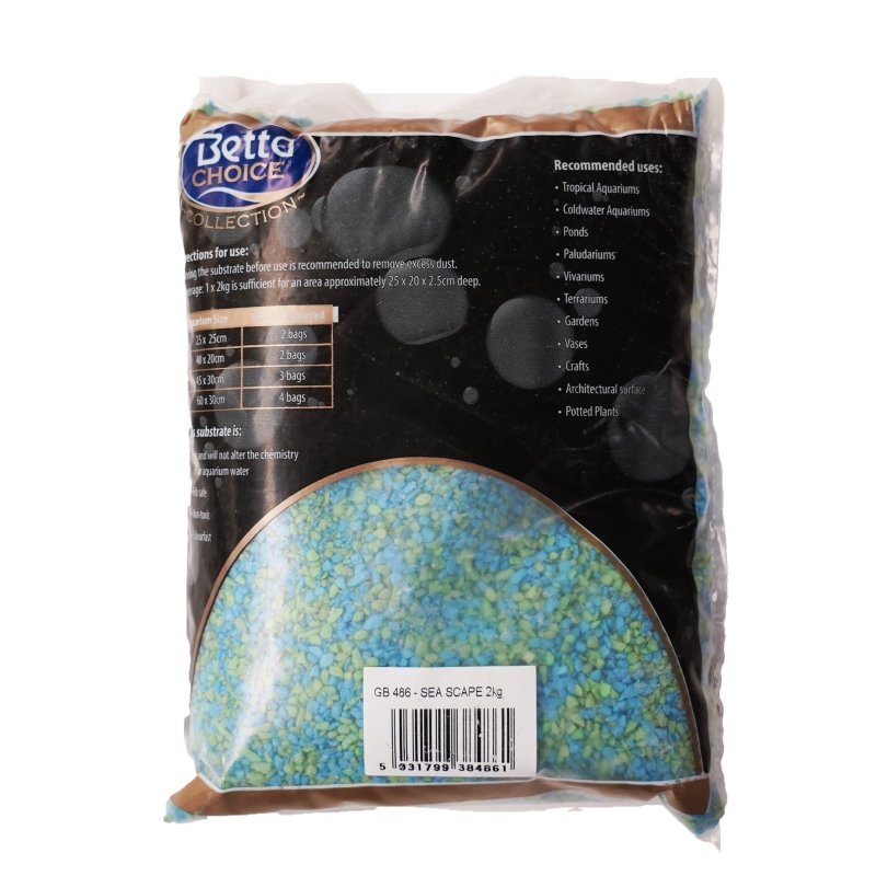 Betta Choice Sea Scape Mix Gravel 2kg