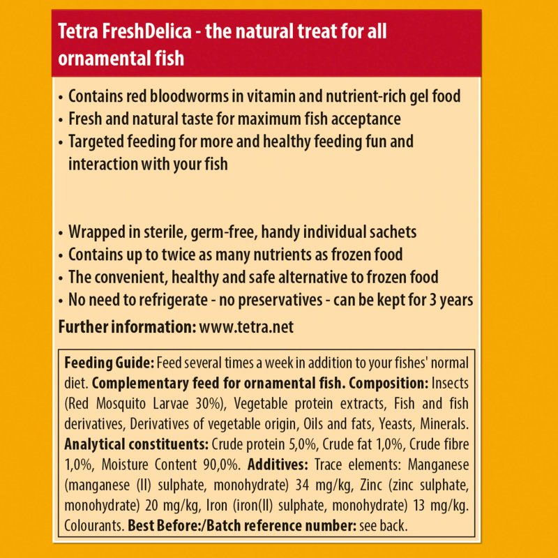 Tetra FreshDelica Bloodworm 48g