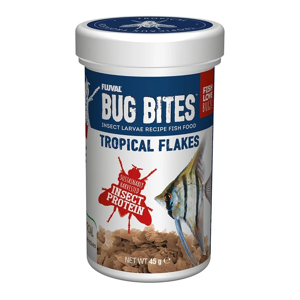 Fluval Bug Bites Tropical Flake 45g