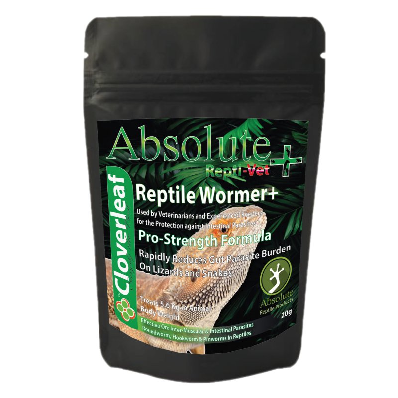Cloverleaf Absolute Reptile Wormer+ 20g