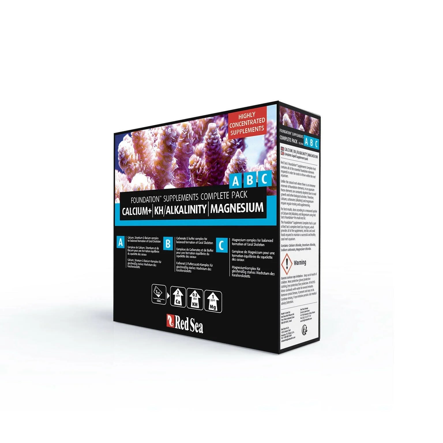 Foundation™ ABC 3x250ml Liquid Starter Pack (Ca, Alk, Mg)
