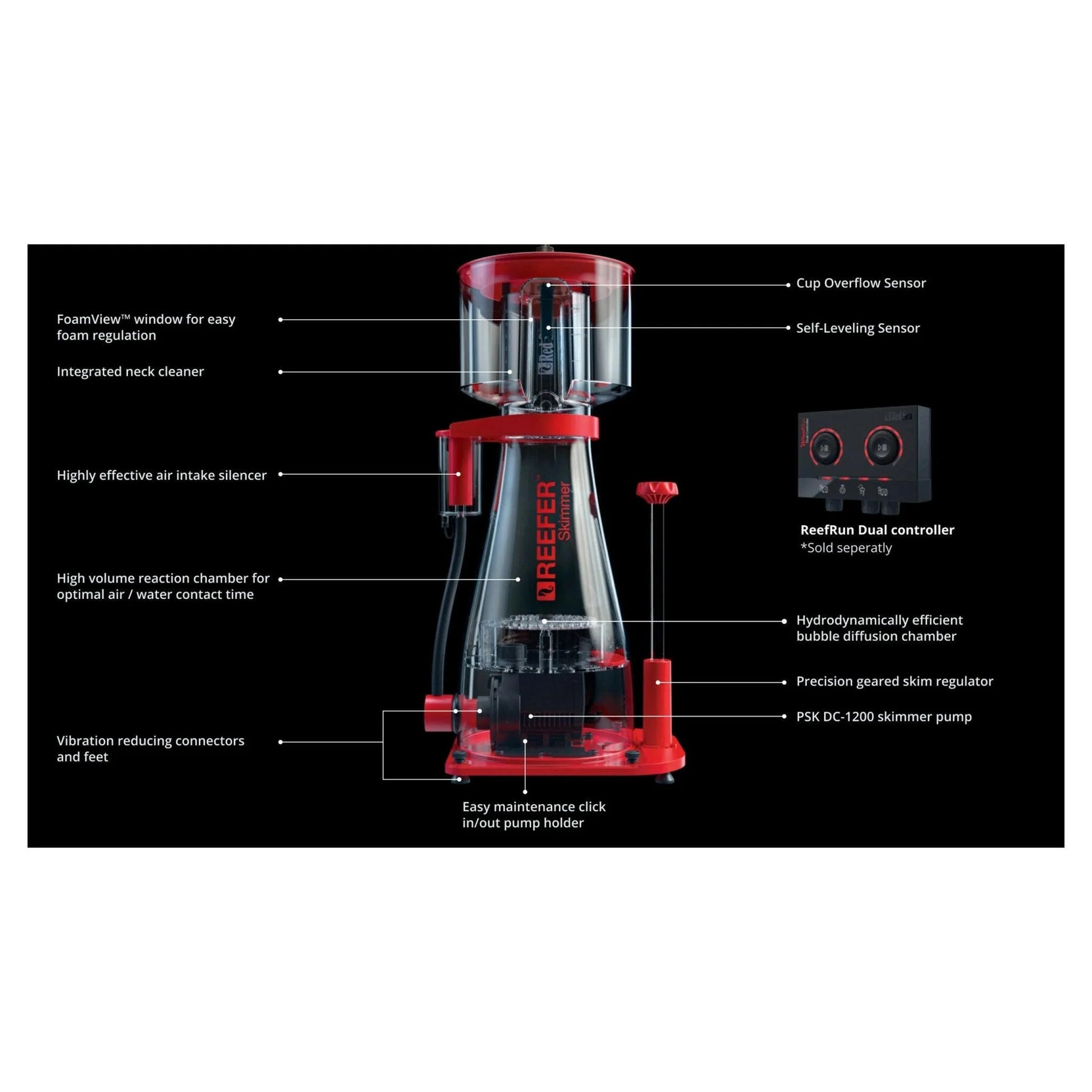 Reefer Skimmer 600 - with DC Pump