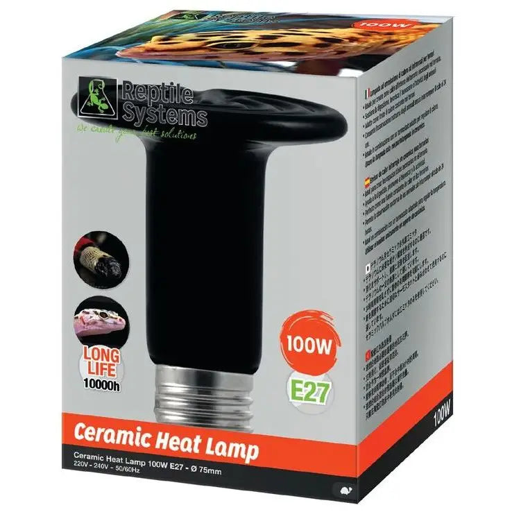 Reptile System Ceramic Heat Lamp 100w