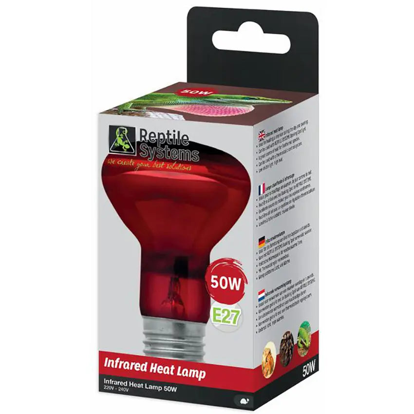 Reptile System Infrared Heat Lamp 50w
