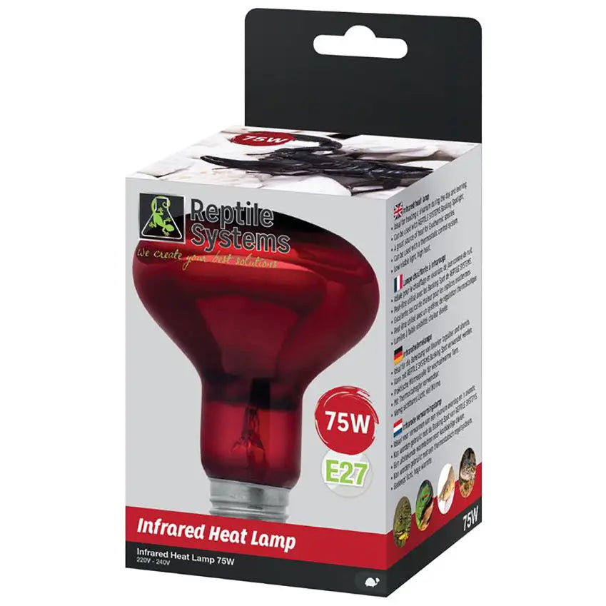 Reptile System Infrared Heat Lamp 75w