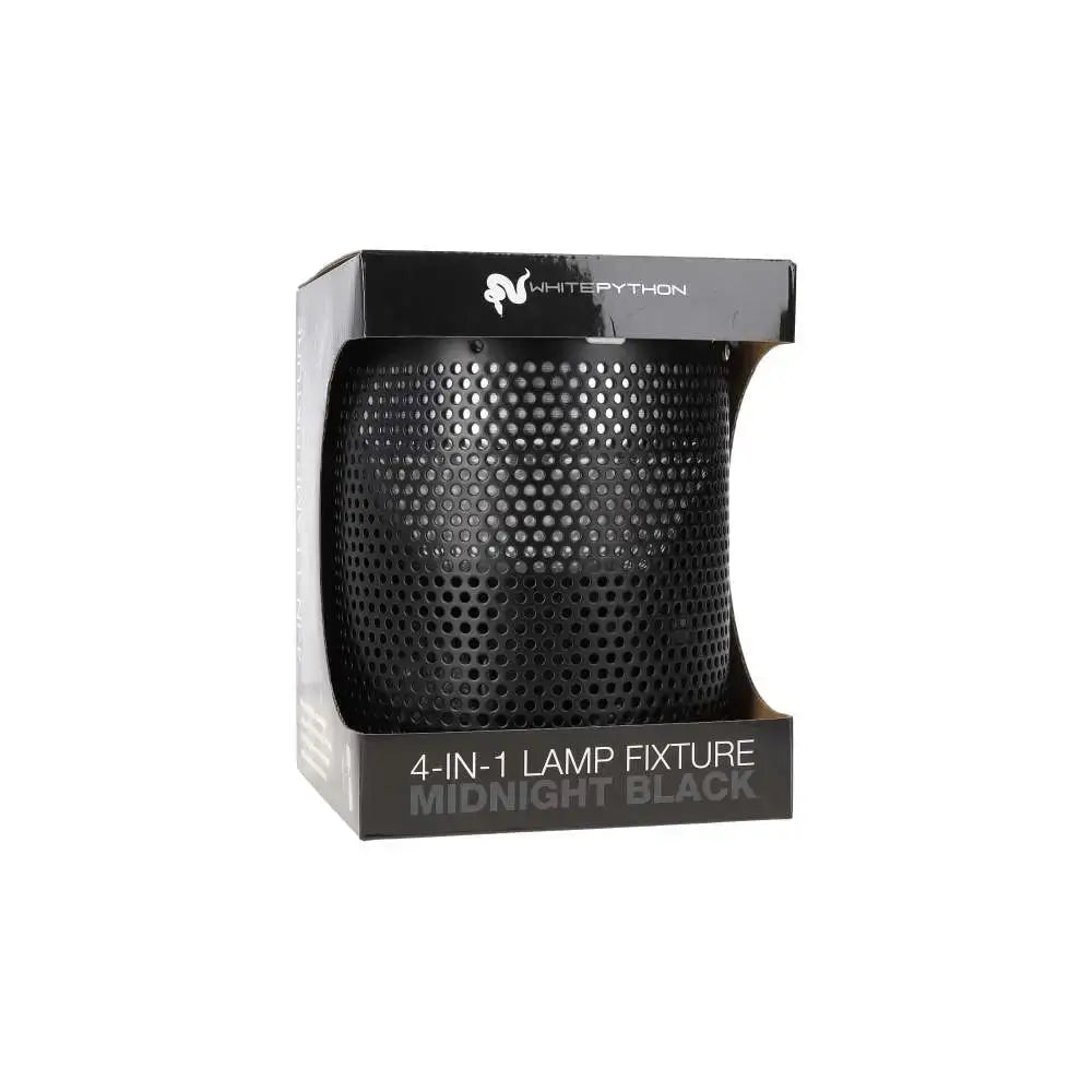 White Python 4-In-1 Lamp Fixture Midnight Black