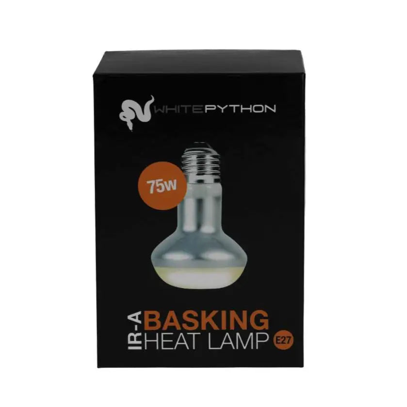 White Python IR-A Basking Heat Lamp 75w